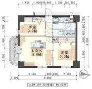 エクセレントパーク北山の間取り画像