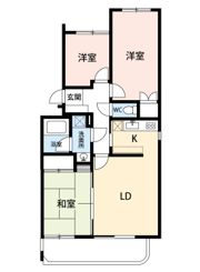 リベルテ東山の間取り画像