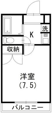 レジデンスジュネスの間取り画像