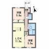 シャーメゾン陽の間取り画像