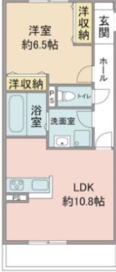 クレール花水木の間取り画像