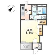サクシード鹿島谷Bの間取り画像