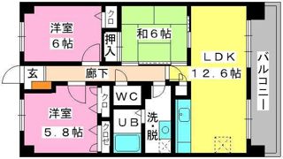 ピオーネテラス空港南の間取り画像
