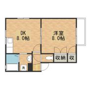セジュール中本の間取り画像