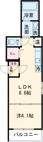 URBAN SEAの間取り画像