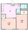 サンウエストの間取り画像