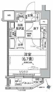 ルフレイムーブル立川の間取り画像