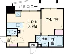 リノリノアパートメント土橋の間取り画像