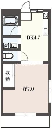 ハイツトノヤマBの間取り画像