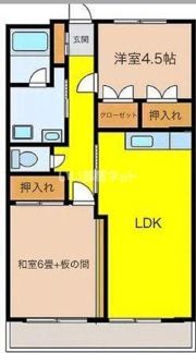 富士ハイツの間取り画像