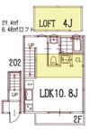 リノリノアパートメント五日市の間取り画像