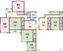 青梅市柚木町1丁目貸家の間取り画像