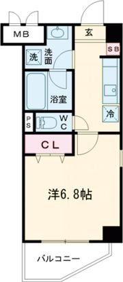 ピュールの間取り画像