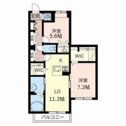 シャーメゾン美穂ヶ丘の間取り画像