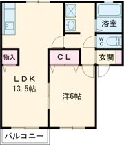 ルシエール的形Bの間取り画像