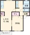 ルシエール的形Bの間取り画像