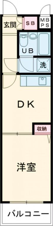 ライオンズマンション拝島第2の間取り画像