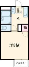ハイツウィングの間取り画像