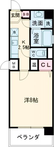 ボヌールなかもずの間取り画像