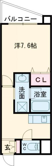 CITY SPIRE神戸元町 Ⅰの間取り画像