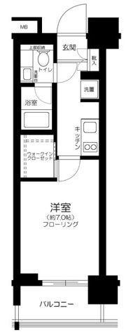 Le・Lion TOYOSU WATER FRONTの間取り画像