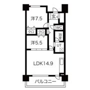 戸部マンションの間取り画像