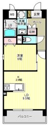 クレリア南一番の間取り画像