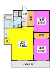 ルーセント白木原の間取り画像