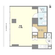 フロンティアレジデンスザタワー品川の間取り画像