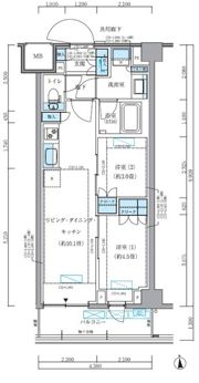 パークアクシス品川シーサイドの間取り画像