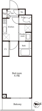 COMFORT YAWATAの間取り画像