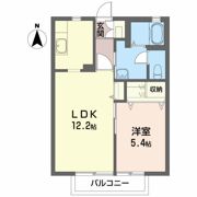 メゾン花巧房Dの間取り画像