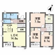 クレストコート中野Bの間取り画像