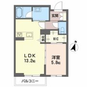 ヒュッゲ堂前の間取り画像