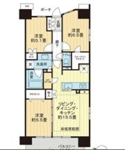 プラウドシティ浦和ガーデンコートの間取り画像