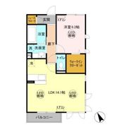 アルカディアAB Aの間取り画像
