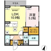 D-ROOM末広Ⅰ Bの間取り画像