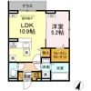 D-ROOM末広Ⅰ Bの間取り画像
