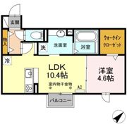 アスター若宮 Bの間取り画像