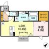アスター若宮 Bの間取り画像