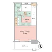 グラングリーン大阪THE NORTH RESIDENCEの間取り画像