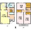 竹原一戸建 A棟の間取り画像