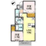 D-HOUSE B棟の間取り画像