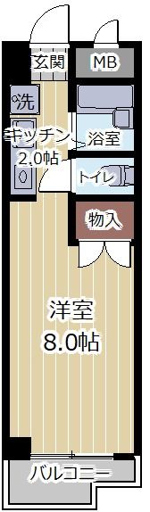 ハイツホワイトストーンの間取り画像
