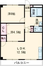 シャトレ北川の間取り画像