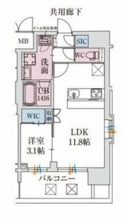 スプランディッド堺東DUEの間取り画像