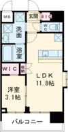 スプランディッド堺東DUEの間取り画像