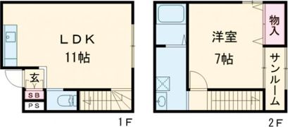コンフォート花沢の間取り画像