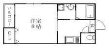 リブレア唐原Ⅰの間取り画像