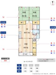 若葉ハイツの間取り画像